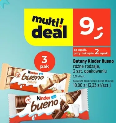 Batony Bueno różne rodzaje promocja w Dealz