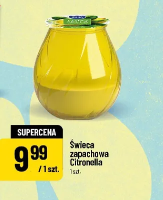 Świeca zapachowa citronella 1szt. POLOmarket promocja w POLOmarket