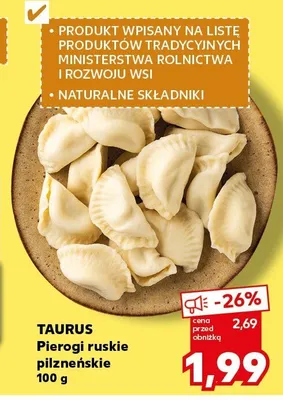 Pierogi ruskie pilzneńskie promocja w Kaufland