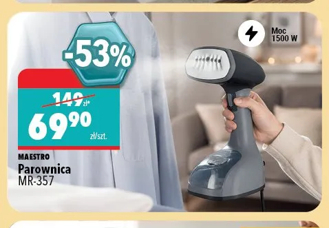 Parownica Maestro MR-357 promocja w Biedronka Home