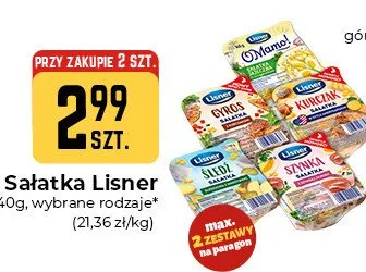 Sałatka Lisner Mamo! promocja w Społem Częstochowa