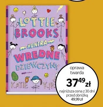 Książka Lottie Brooks kontra wredne dziewczyny oprawa twarda promocja w Empik