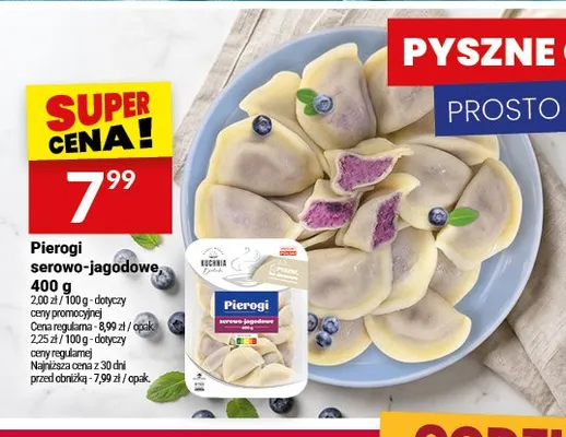 Pierogi serowo-jagodowe Białecki Kuchnia promocja w Twój Market
