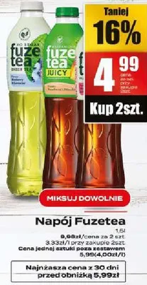 Napój różne smaki promocja w Supeco