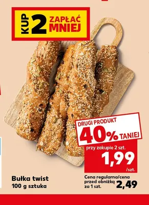 Bułka twist promocja w Kaufland