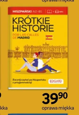 Książka Hiszpański Krótkie historie Edgard promocja w Empik