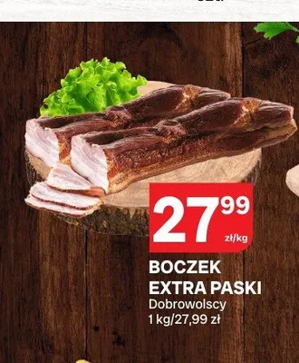 Boczek extra paski Dobrowolscy promocja w Chorten