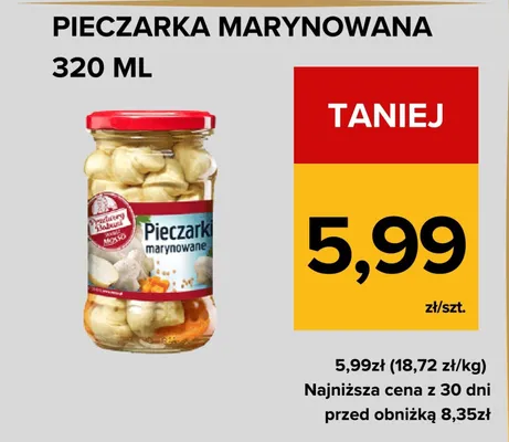 Pieczarka marynowana promocja w Supeco