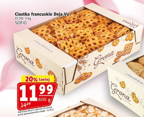 Ciastka francuskie Deja Vu Sofio promocja w Prim Market