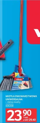 Miotła dwuwarstwowa uniwersalna Vileda promocja w Selgros