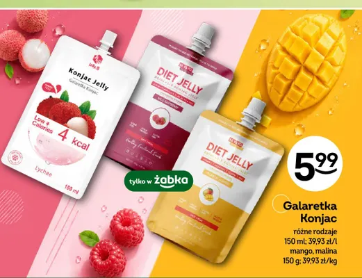 Galaretka Konjac mango Dr. Keto promocja w Żabka