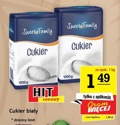 Cukier biały Sweet Family promocja w Gram Market