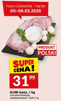 Królik tusza promocja w Twój Market