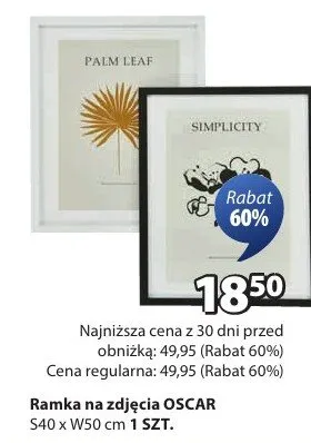 Ramka na zdjęcia OSCAR promocja w Jysk