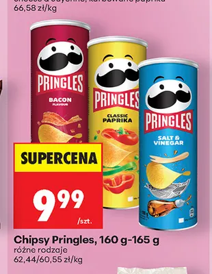 Chipsy Pringles Classic Paprika promocja w Biedronka