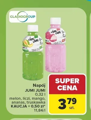Napój Jumi Jumi truskawka promocja w Carrefour
