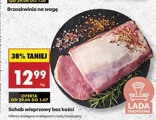 Schab wieprzowy bez kości promocja w Biedronka