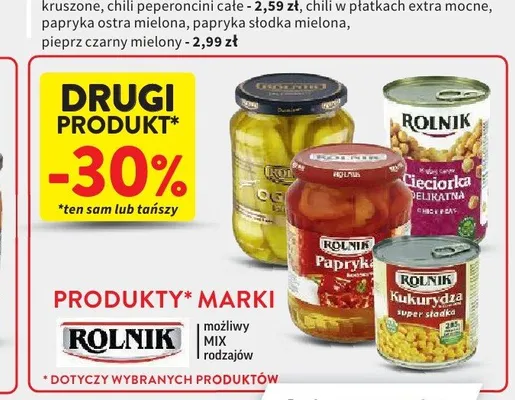 Produkty marki Rolnik promocja w Intermarche