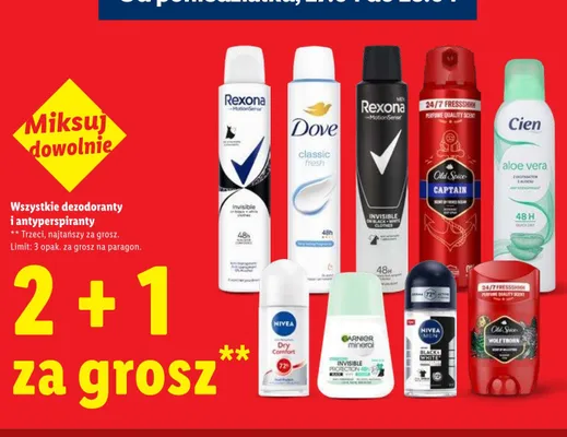 Dezodorant Cien aloe vera promocja w Lidl