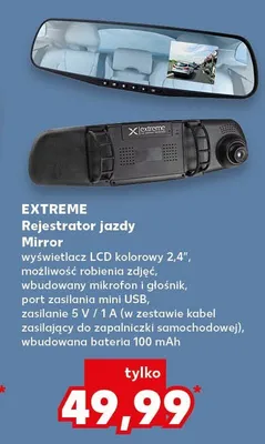 Rejestrator jazdy Mirror promocja w Kaufland