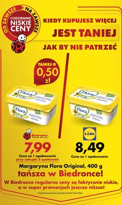 Margaryna Original promocja w Biedronka