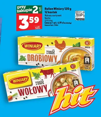 Bulion Winiary rosół wołowy promocja w TOPAZ