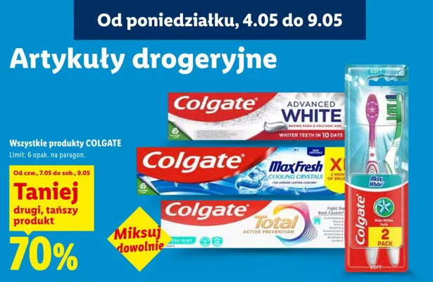 Produkty Colgate promocja w Lidl