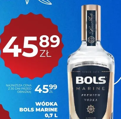 Wódka Bols Marine 0,7l promocja w Duży Ben