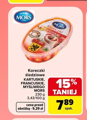 Koreczki śledziowe Francuskie Mors promocja w Carrefour