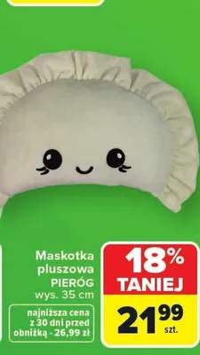 Maskotka pluszowa pies promocja w Carrefour Market