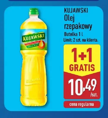 Olej rzepakowy Kujawski promocja w Aldi