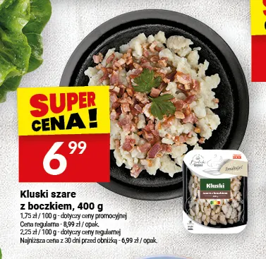 Kluski szare z boczkiem Białecki Kuchnia promocja w Twój Market