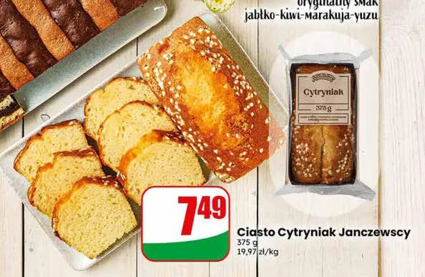 Ciasto Cytryniak Janczewscy promocja w Dino