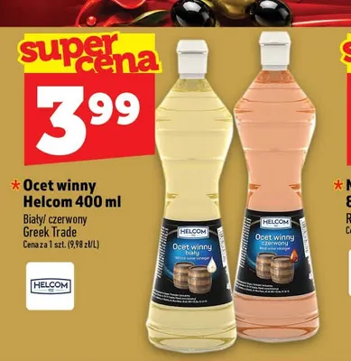 Ocet winny biały Helcom promocja w TOPAZ