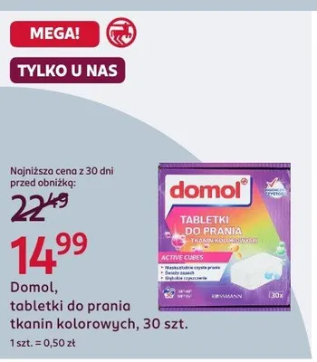 Proszek do prania tkanin kolorowych delikatny E promocja w Rossmann