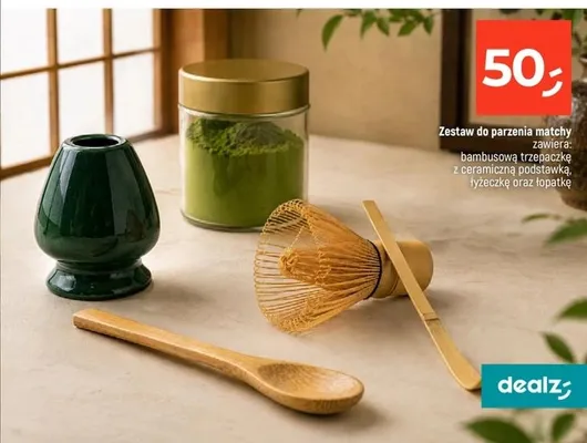 Zestaw do parzenia matchy promocja w Dealz