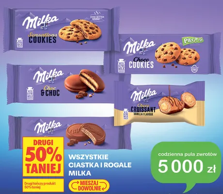Ciastka Milka Sensations Cookies promocja w Biedronka