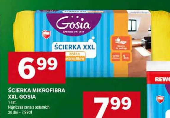 Ścierka mikrofibra XXL promocja w Stokrotka