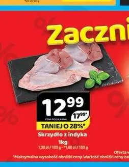 Skrzydło z indyka promocja w Delfin