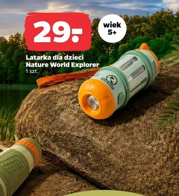 Latarka dla dzieci Nature World Explorer promocja w Netto