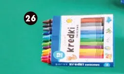 Kredki świecowe 12 sztuk promocja w Biedronka