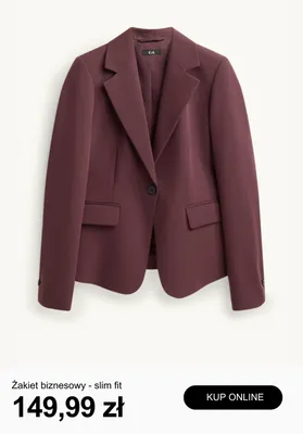 Żakiet biznesowy C & A slim fit promocja w C&A