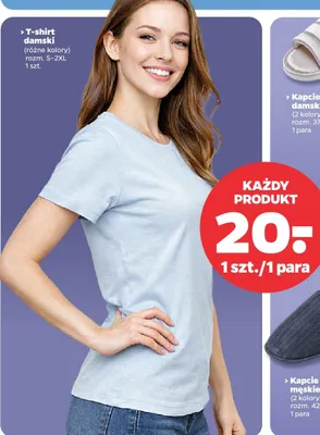 T-shirt damski promocja w Netto