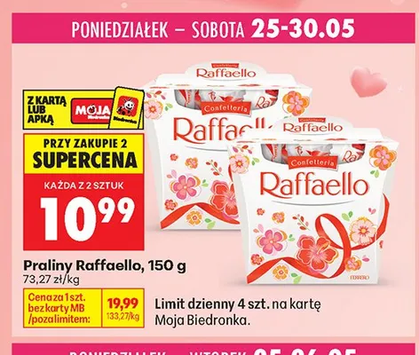Praliny Raffaello promocja w Biedronka