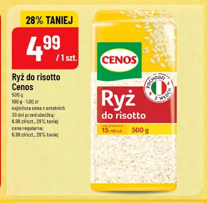 Ryż do risotto Cenos promocja w POLOmarket