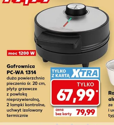 Gofrownica ProfiCook PC-WA 1314 promocja w Kaufland