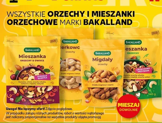 Orzechy wszystkie rodzaje promocja w Kaufland