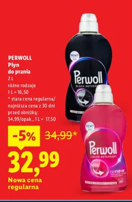 Płyn do prania Perwoll promocja w Lidl