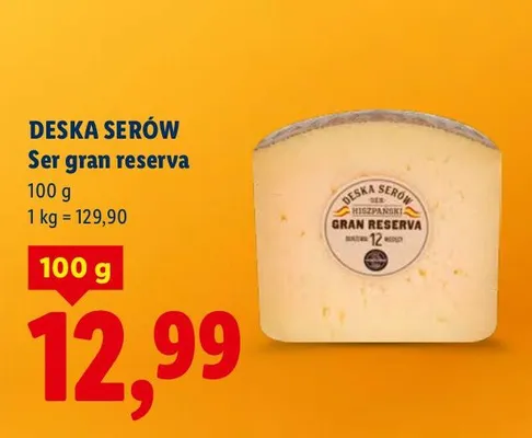 Ser gran reserva promocja w Lidl
