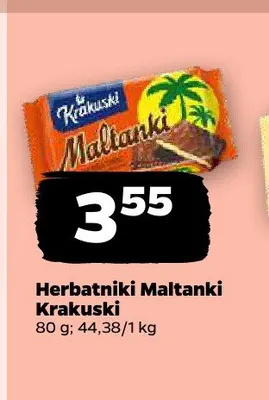 Herbatniki Maltanki Krakuski promocja w Netto